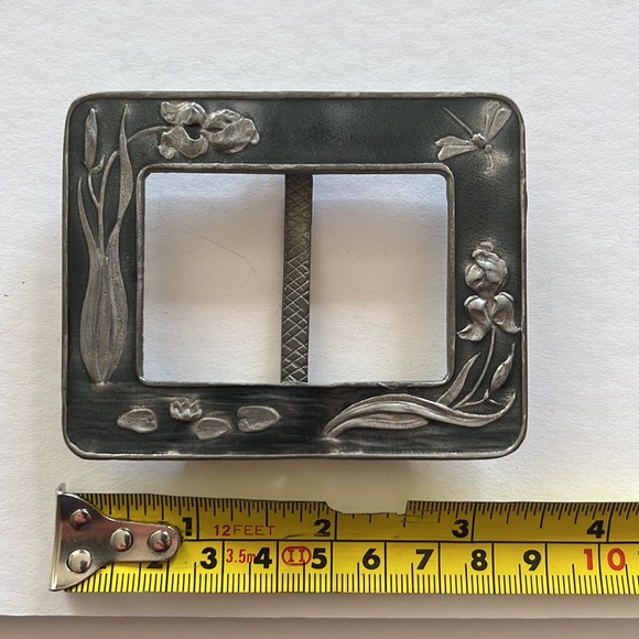 Enamel pewter mini picture frame - Picture 9 of 10